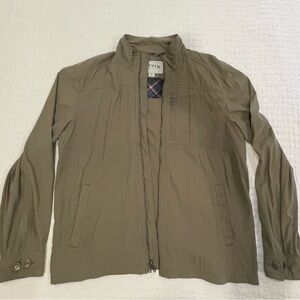 Orvis Mens L light brown jacket
